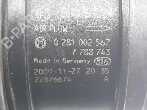 Mass air flow sensor BMW 1 (E87) 116 i | BP1657186M95 