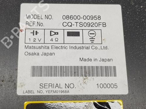 Radio TOYOTA LAND CRUISER PRADO (_J12_) 3.0 D-4D (KDJ120, KDJ125) | BP13217013E6 