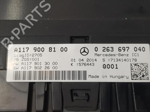 Instrument cluster MERCEDES-BENZ CLA Coupe (C117) CLA 200 CDI (117.301) | BP7205746C47 