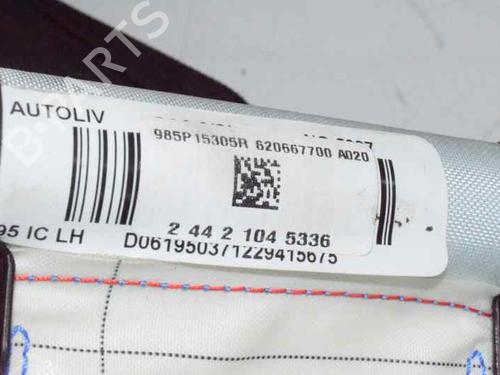 Left curtain airbag RENAULT MEGANE III Hatchback (BZ0/1_, B3_) 1.5 dCi | BP1543886C11 