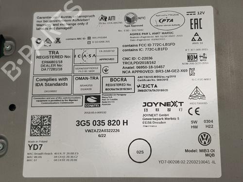 Radio VW T-ROC (A11, D11) 2.0 TDI SCR | BP36844930E6  - Image 6