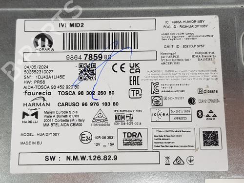 Radio OPEL ASTRA L Sports Tourer (OV5) 1.2 (FRHNPJ) | BP24638144E6 