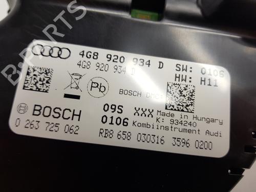 Instrument cluster AUDI A6 C7 (4G2, 4GC) 2.0 TDI | BP30472160C47