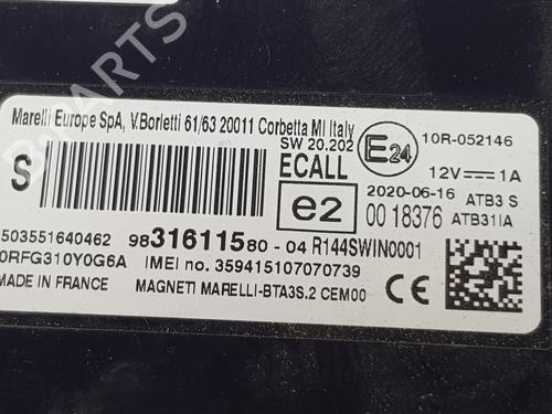 Electronic module CITROËN JUMPY III Van (V_) | BP38095805M83 - Image 2