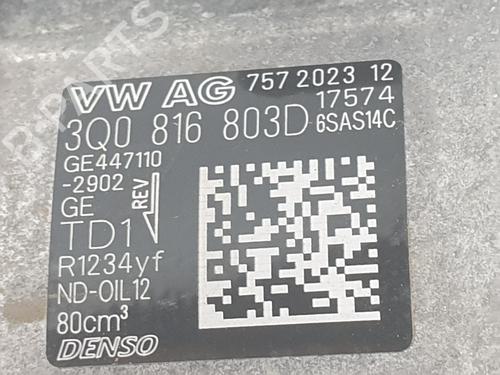 AC compressor SEAT IBIZA V (KJ1, KJG) 1.0 MPi | BP30744306M34