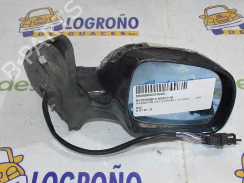 Used Right mirror VW GOLF IV (1J1) 1.9 TDI (110 hp) 1326117
