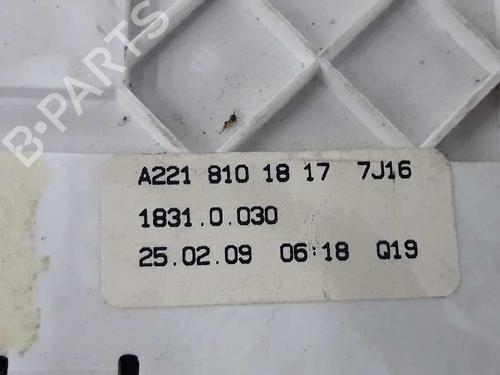 Interior roof light MERCEDES-BENZ S-CLASS (W221, V221) S 320 CDI (221.022, 221.122) | BP7421388I8 
