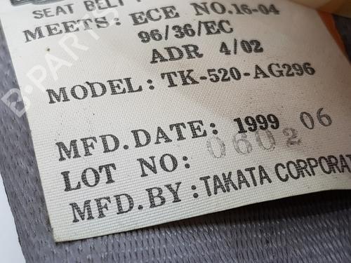 Rear left seatbelt NISSAN PICK UP (D22) 2.5 TD 4WD | BP24363089I29 