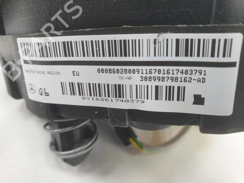 Kollisonspute sett MERCEDES-BENZ C-CLASS Convertible (A205) C 220 d (205.404) | BP29628765C86 