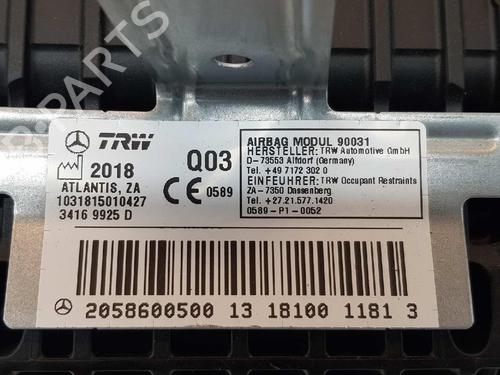 Airbag Kit MERCEDES-BENZ C-CLASS (W205) C 220 BlueTEC / d (205.002, 205.004) | BP5660925C86 