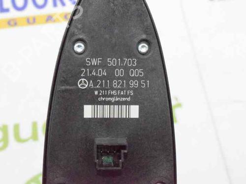 Left front window switch MERCEDES-BENZ E-CLASS (W211) E 220 CDI (211.006) | BP1362716I27 