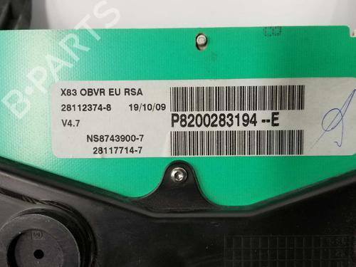 Instrument cluster RENAULT TRAFIC II Platform/Chassis (EL) 2.0 dCi 115 (EL0H) | BP6820818C47 