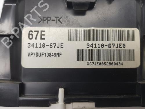 Instrument cluster SUZUKI GRAND VITARA II (JT, TE, TD) 1.9 DDiS (JB419WD, JB419XD) | BP12142393C47 