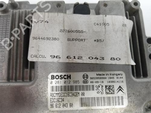 Engine control unit (ECU) CITROËN C4 Coupe (LA_) 1.6 HDi | BP12144856M57 