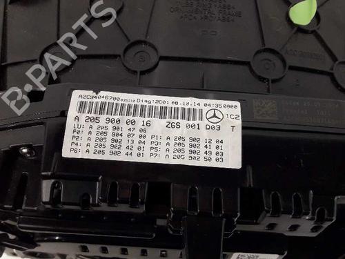 Instrument cluster MERCEDES-BENZ C-CLASS (W205) C 220 BlueTEC / d (205.002, 205.004) | BP3662832C47 