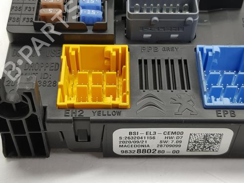 Fuse box CITROËN C3 / C3 ORIGIN III (SX) 1.2 THP 110 | BP24367061E1 