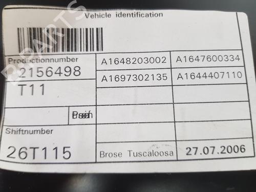 Rear left window mechanism MERCEDES-BENZ M-CLASS (W164) ML 320 CDI 4-matic (164.122) | BP14919908C24 