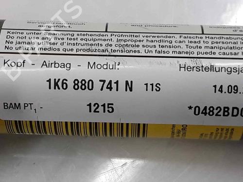 Left curtain airbag VW GOLF V (1K1) 1.9 TDI | BP4651198C11 