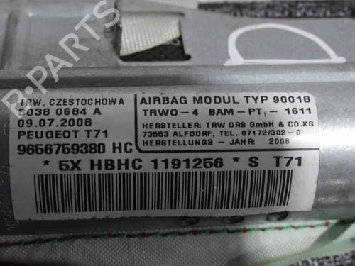 Right curtain airbag PEUGEOT 308 I (4A_, 4C_) 1.6 HDi | BP790591C12 