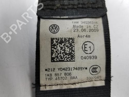 Rear right seatbelt VW SCIROCCO III (137, 138) 2.0 TDI | BP9516526I28 