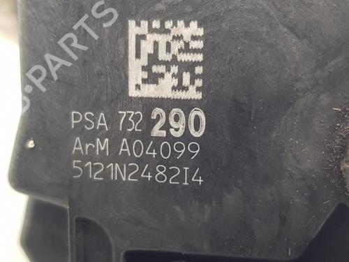 Front right lock PEUGEOT 5008 (0U_, 0E_) 1.6 HDi | BP8162446C97 