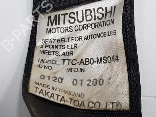 Rear center seatbelt MITSUBISHI L200 / TRITON (KA_T, KB_T) 2.5 DI-D 4WD (KB4T) | BP24203860I27 