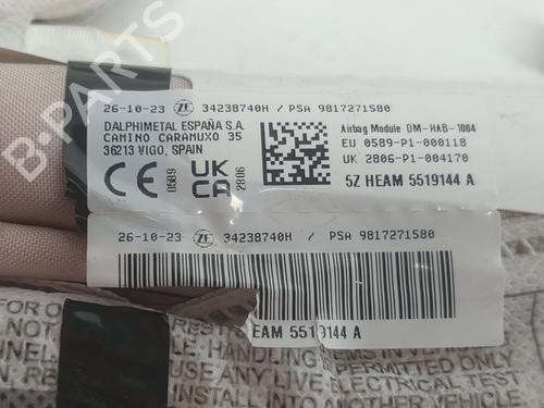 Left curtain airbag OPEL COMBO E Tour / Life (K9) 1.5 | BP25868234C11 