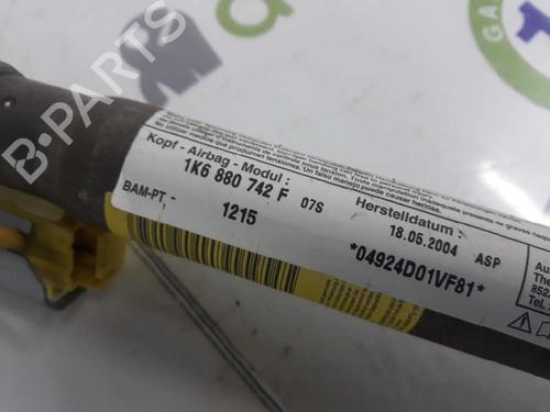 Right curtain airbag VW GOLF V (1K1) 1.9 TDI | BP2491061C12 