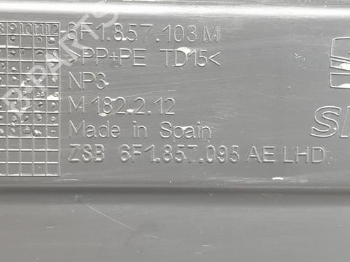 Glove box SEAT IBIZA V (KJ1, KJG) 1.0 MPi | BP28119630C95 