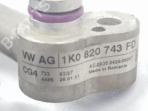 AC pipe VW GOLF VI (5K1) 1.6 TDI | BP14097668M126 