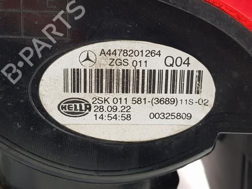 Right taillight MERCEDES-BENZ VITO Tourer (W447) 114 CDI (447.701, 447.703, 447.705) | BP29630587C35 
