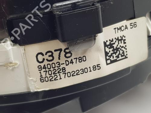 Instrument cluster KIA OPTIMA (JF) 1.7 CRDi | BP21178390C47 