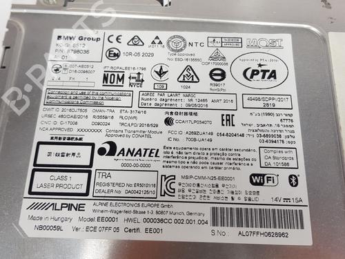 Radio BMW 3 (F30, F80) 318 d | BP28196217E6 