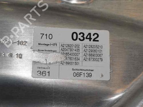Rear right window mechanism MERCEDES-BENZ CLS (C218) CLS 350 CDI / d (218.323) | BP10258315C25 