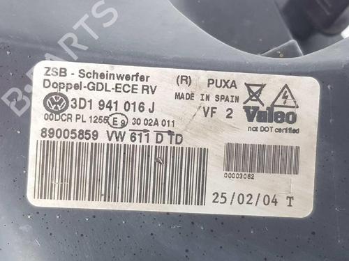 Right headlight VW PHAETON (3D1, 3D2, 3D3, 3D4, 3D6, 3D7, 3D8, 3D9) 3.0 V6 TDI 4motion | BP7292821C29 