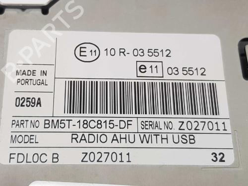Radio FORD FOCUS III Turnier 1.6 TDCi | BP5873124E6 