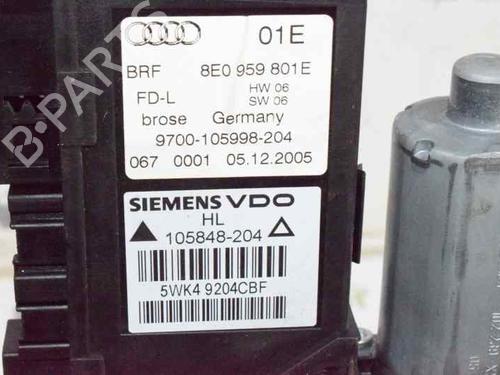 Rear left window mechanism AUDI A4 B7 (8EC) 2.0 TDI | BP768040C24 