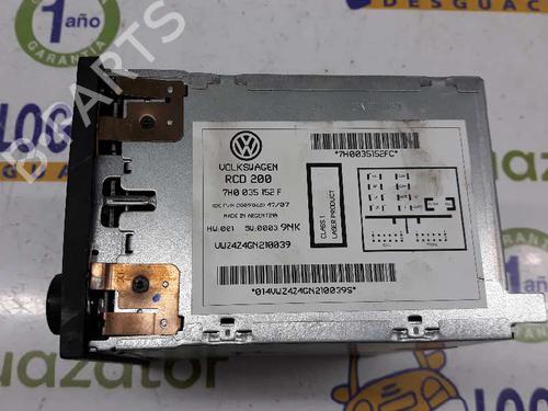 Radio VW TRANSPORTER T5 Van (7HA, 7HH, 7EA, 7EH) 1.9 TDI | BP3351817E6 