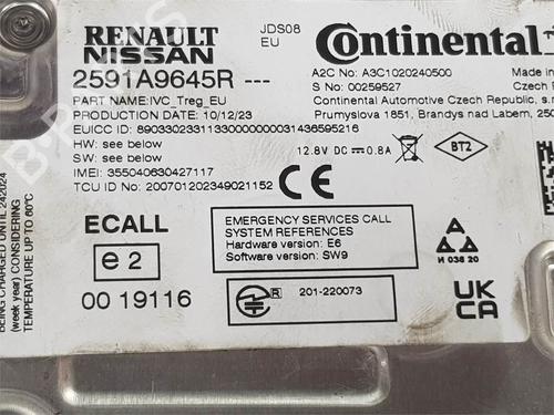 Electronic module RENAULT KANGOO III MPV | BP38441852M83 - Image 3