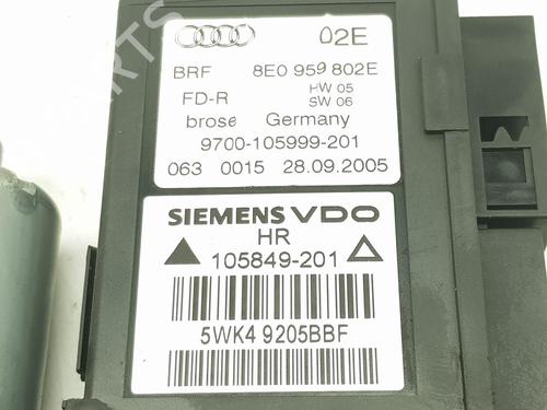 Right rear window motor AUDI A4 B7 (8EC) 1.9 TDI | BP16022635E22 