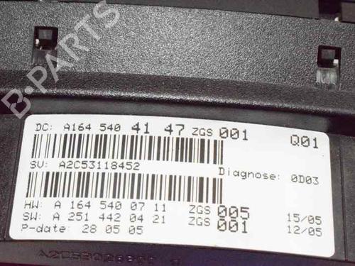 Instrument cluster MERCEDES-BENZ M-CLASS (W164) ML 320 CDI 4-matic (164.122) | BP1280812C47 
