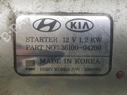 Starter HYUNDAI KONA (OS, OSE, OSI) 1.0 T-GDi | BP10636366M8 