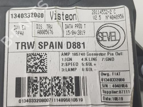 Electronic module FIAT DUCATO Van (250_) 180 Multijet 2,3 D | BP17670240M83 