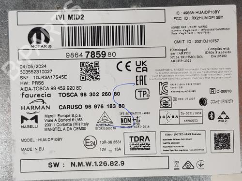 Radio OPEL ASTRA L Sports Tourer (O5) 1.2 (FRHNSL, FRHNSR) | BP23078279E6 