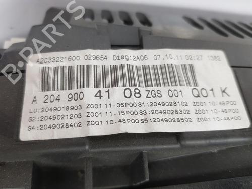 Instrument cluster MERCEDES-BENZ C-CLASS (W204) C 220 CDI (204.008) | BP11173980C47