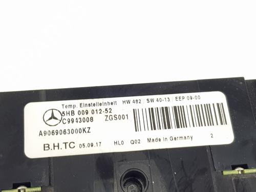 Climate control MERCEDES-BENZ SPRINTER 3,5-t Van (B907, B910) 319 CDI RWD (907.633, 907.635, 907.637) | BP34381053I5  - Image 5