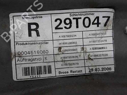 Front right window mechanism MERCEDES-BENZ A-CLASS (W169) A 180 CDI (169.007, 169.307) | BP2683379C23 