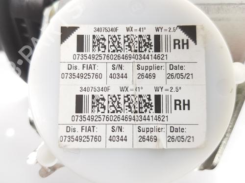 Rear right seatbelt FIAT 500 (312_) 1.0 Mild Hybrid (312AYD1B) | BP12907426I28 