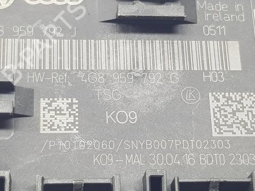 Electronic module AUDI A6 C7 (4G2, 4GC) 2.0 TDI | BP29489587M83 