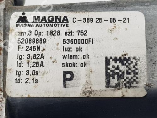 Front right window mechanism FIAT 500 (312_) 1.2 LPG (312AXA1A) | BP12903927C23 